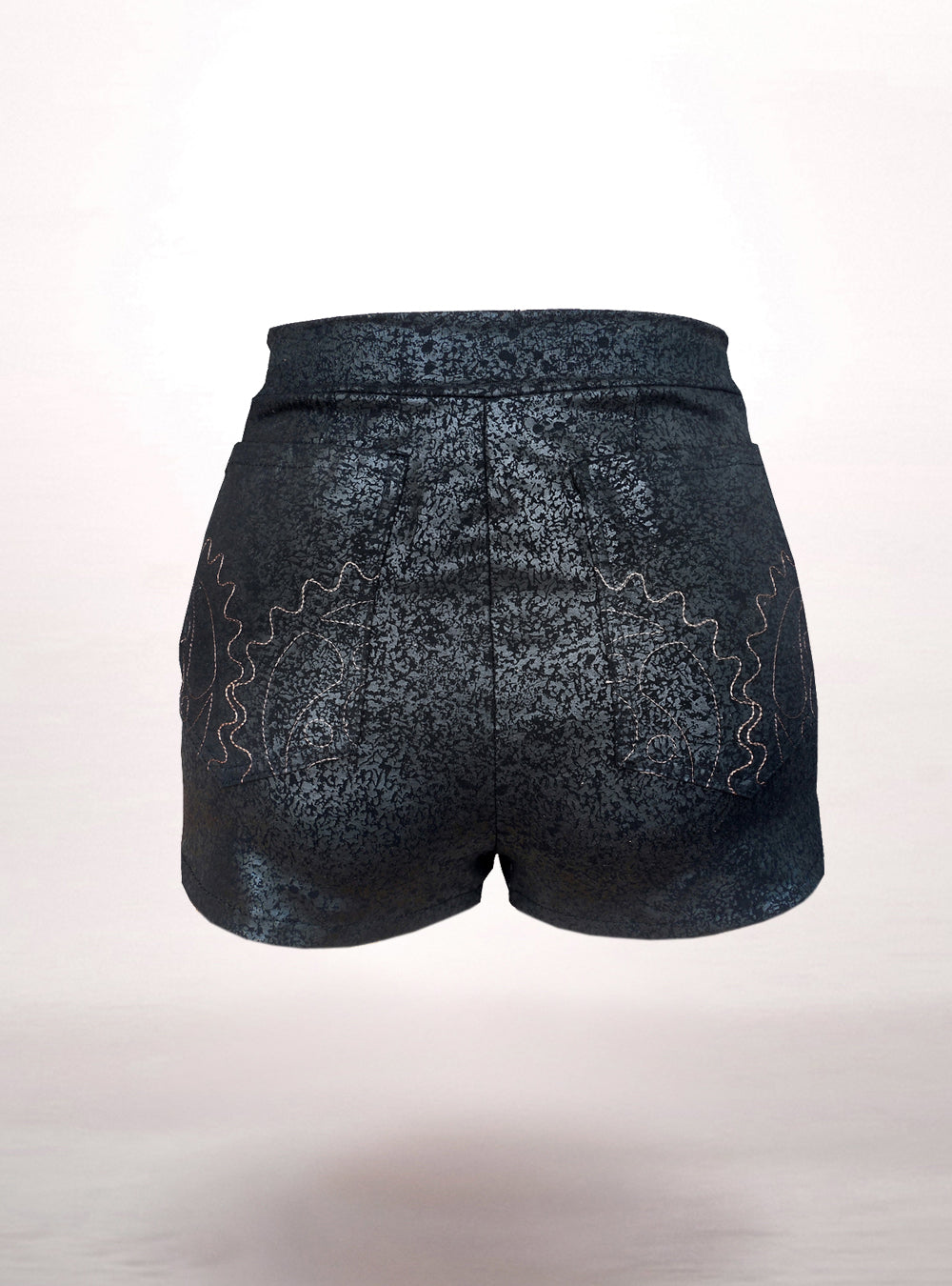 Cleather Short Gothic Ladies