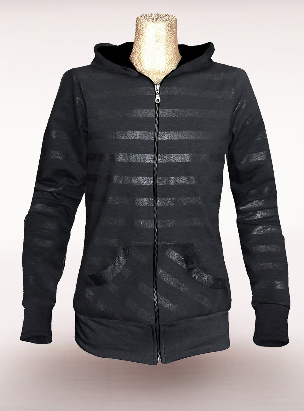 Gaol Stripes Hoodie Damen Herren Unisex