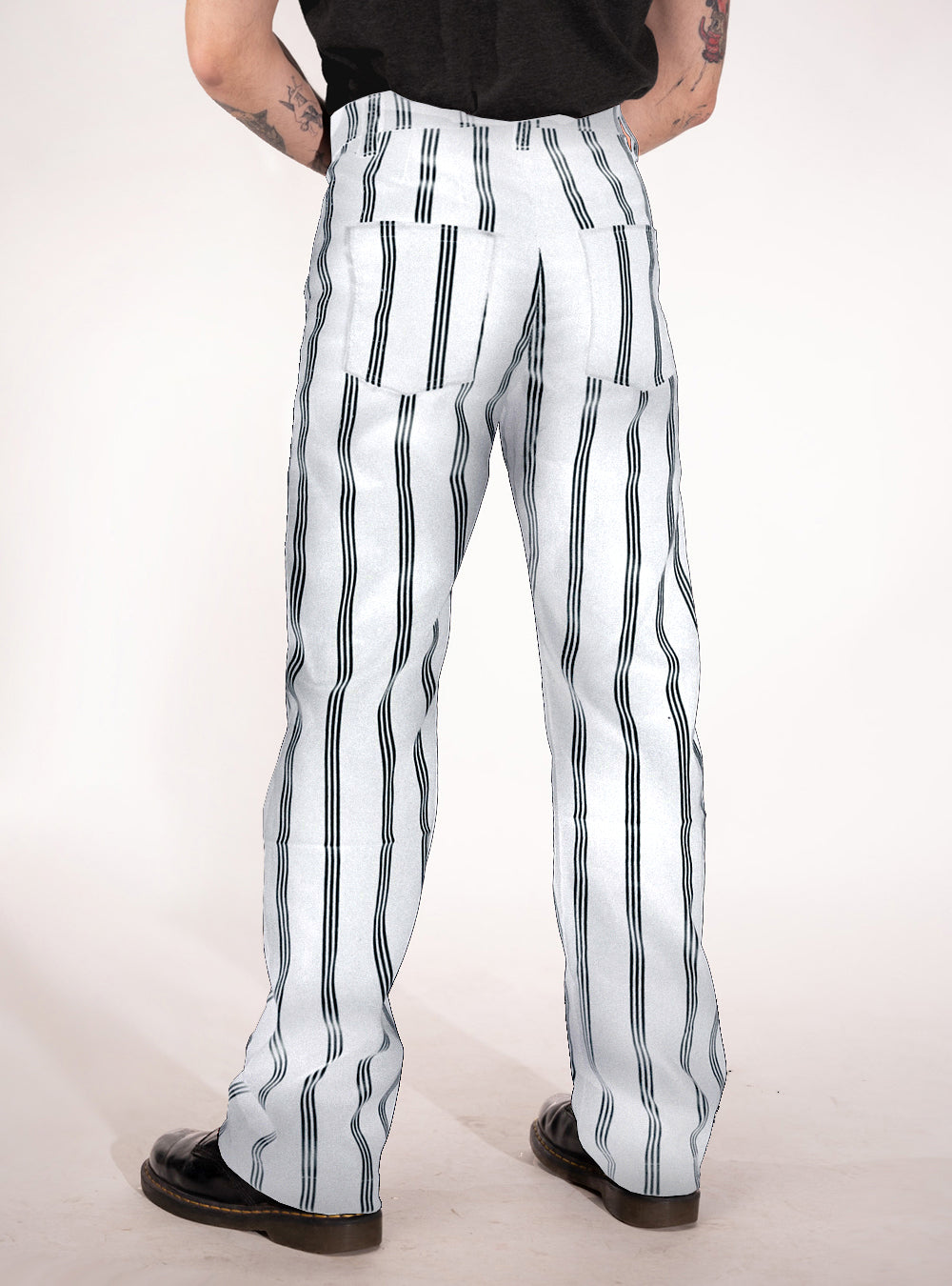 Pinstripe Pants Jeans Style Unisex