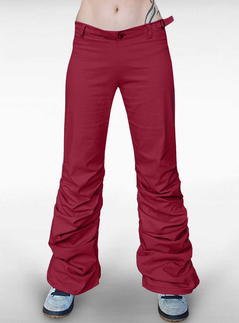 naka-pants-women-red-flared-wide | HybridPunkBerlin