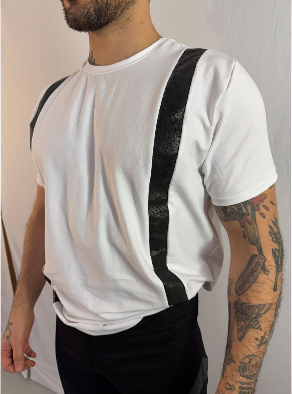 Suspender Shirt Men