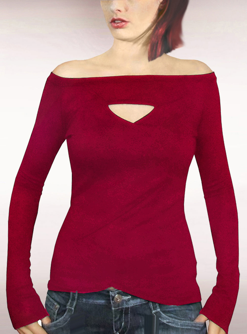 Triangel Longsleeve Damen