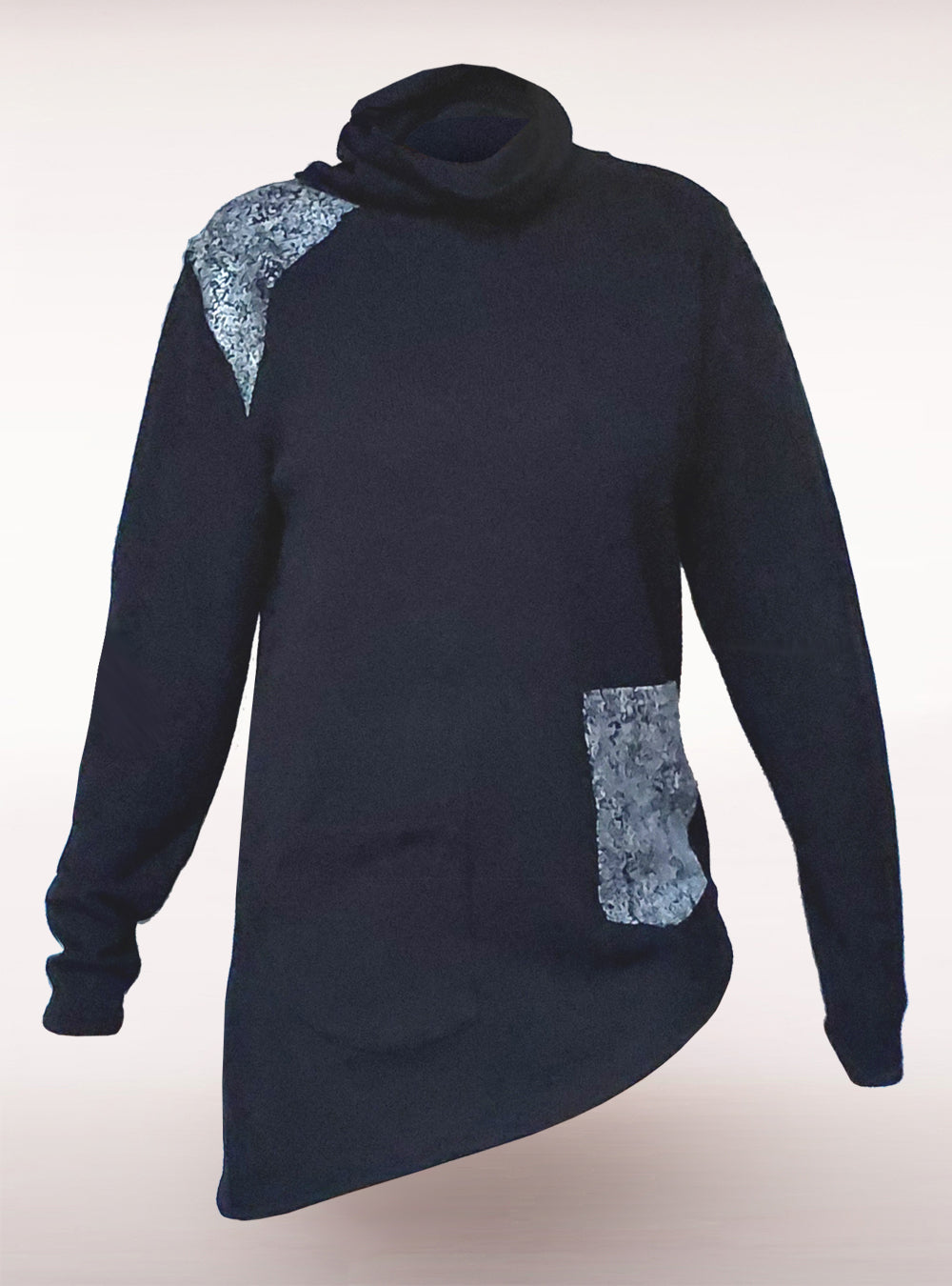 Knitted Turtle Neck Pullover Woman