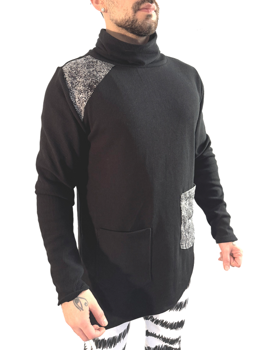 Turtle Neck Knitted Men