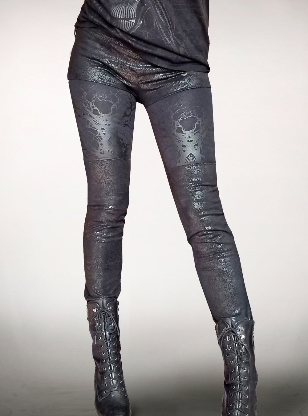 Roots Cyberpunk Leggins Overknee