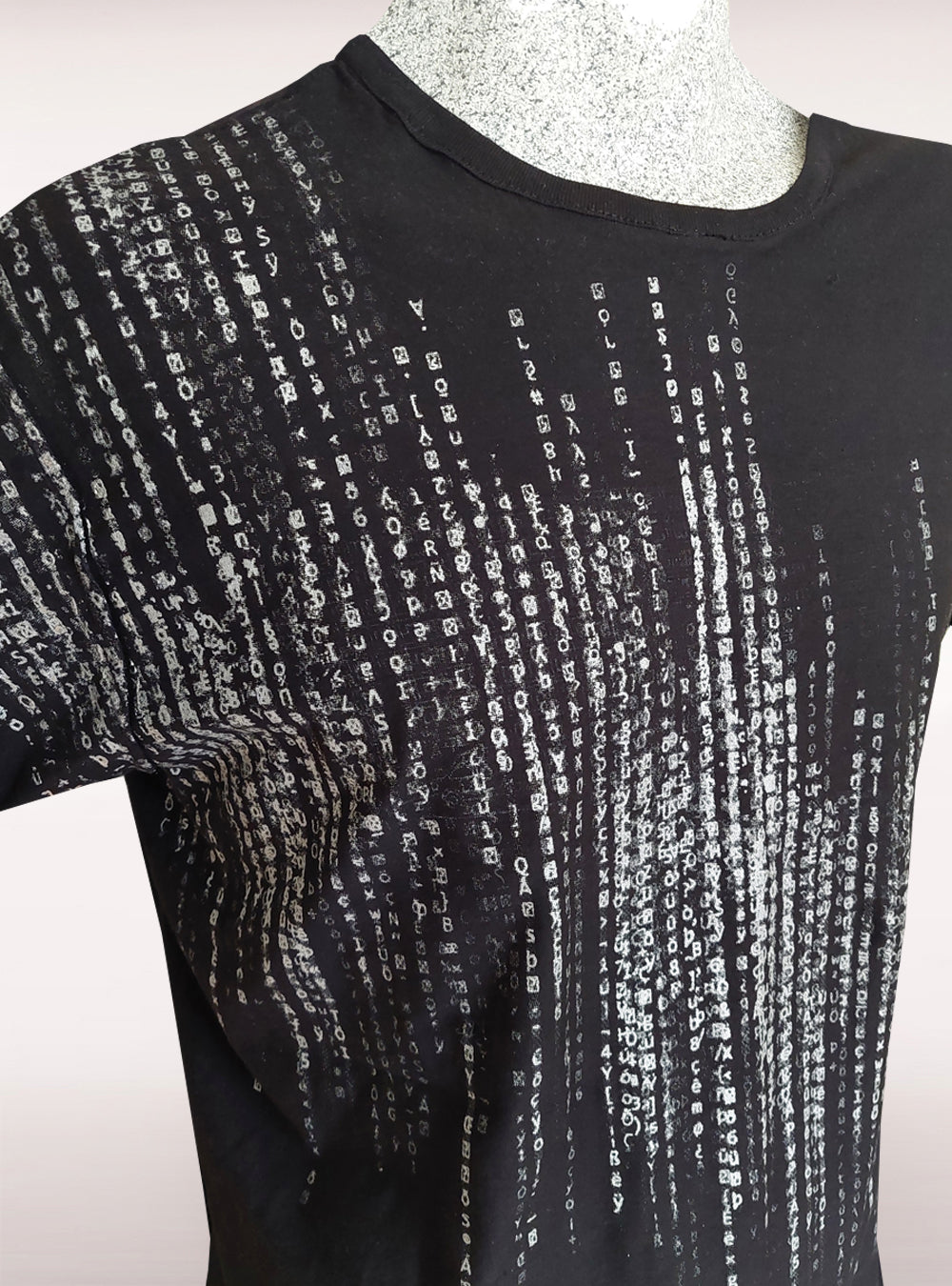 Matrix Print Shirt Guys