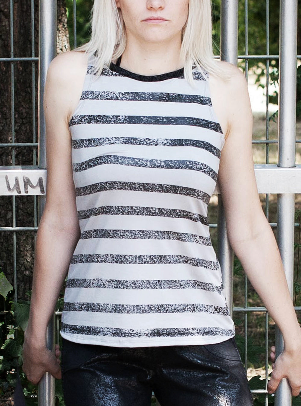 hybridpunkberlin striped gaol top girls