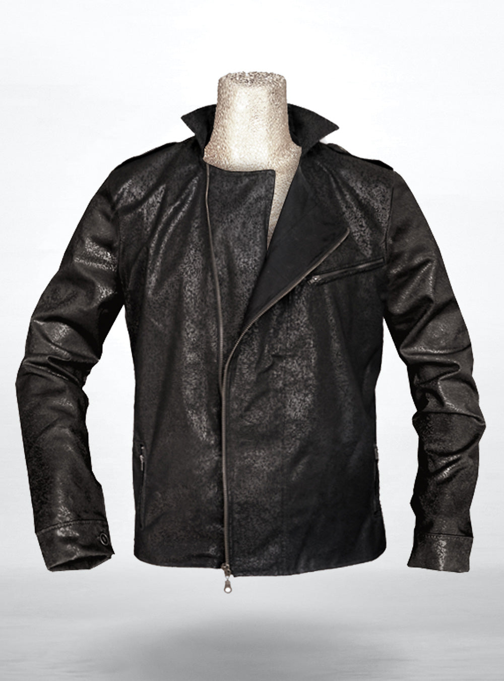 biker-jacket-mens-black-vegan-leather-gothic | HybridPunkBerlin