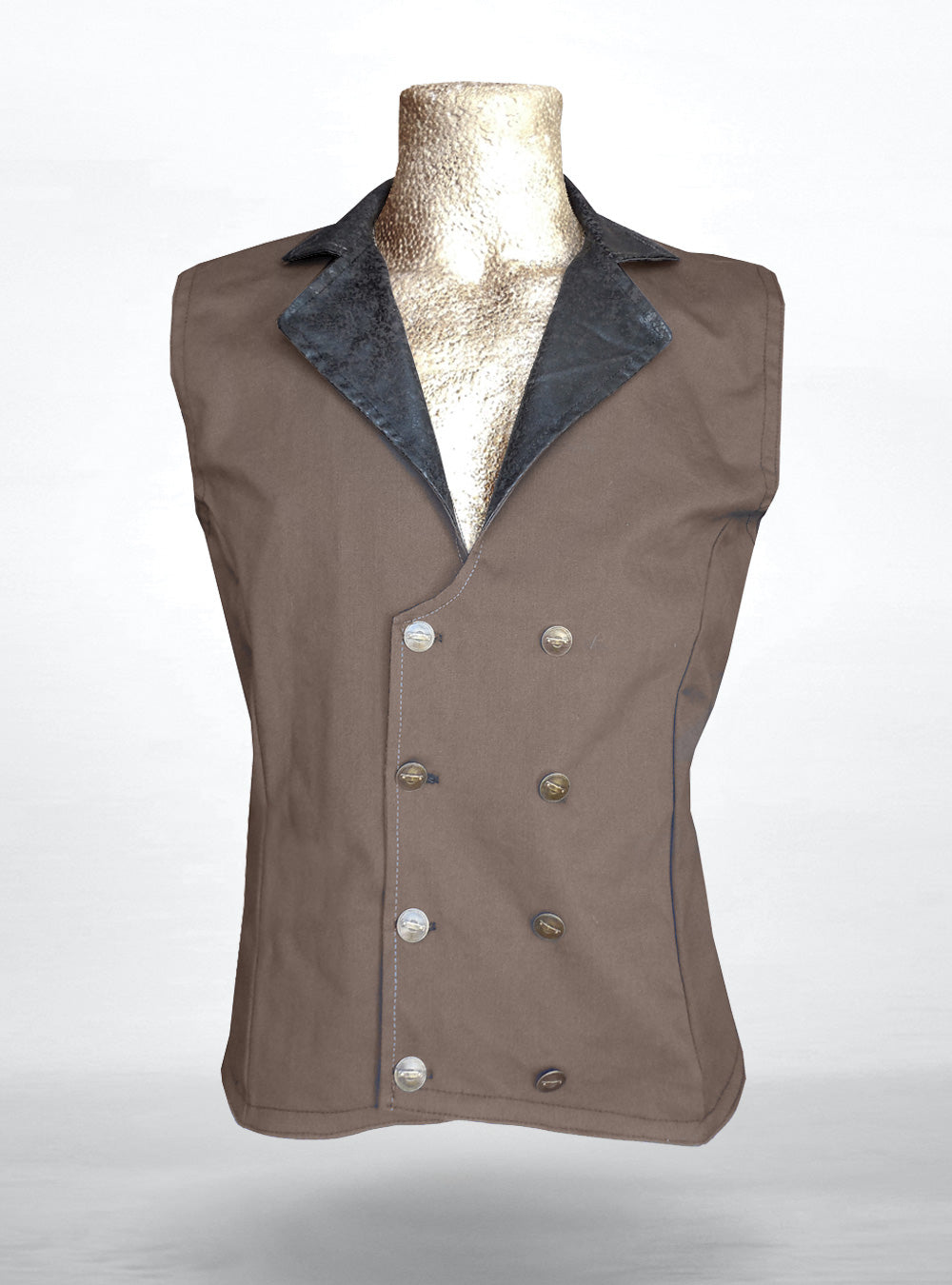 brown-cotton-vest-guys | HybridPunkBerlin