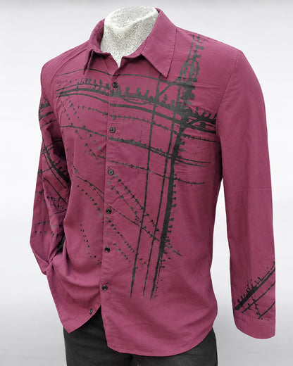 Cable Birds Viscose Shirt
