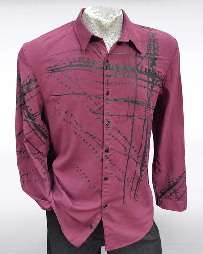 Cable Birds Viscose Shirt