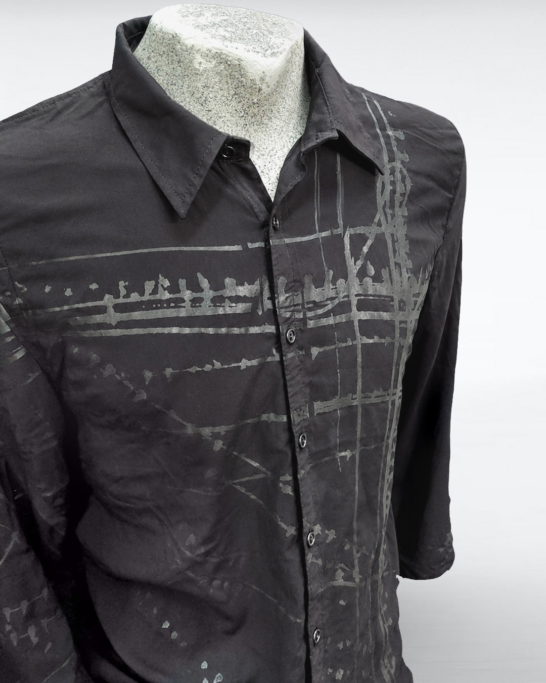 Cable Birds Viscose Shirt