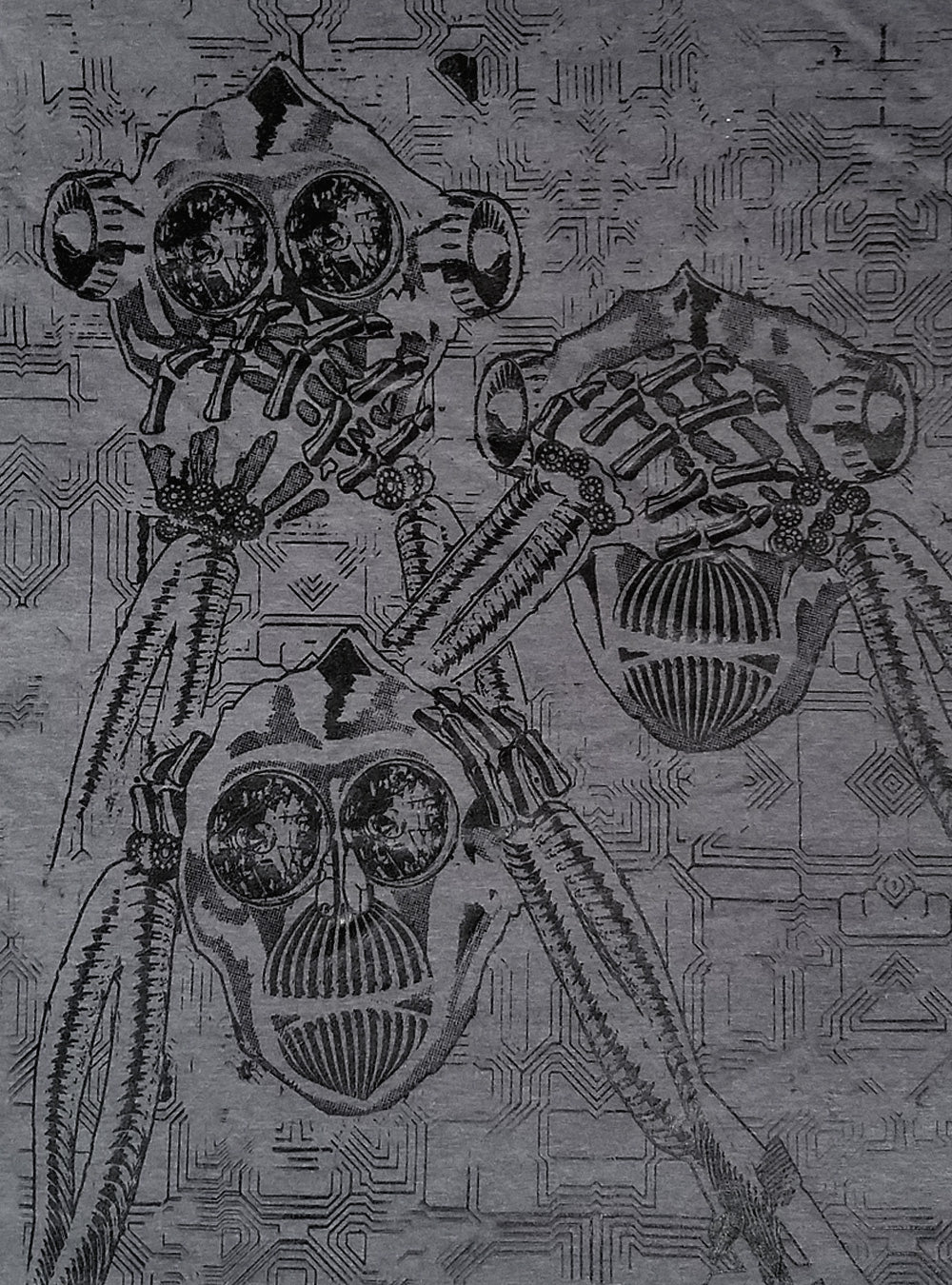 cyber-ape-shirt-men-anthracite-cyberpunk | HybridPunkBerlin