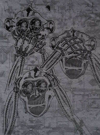 cyber-ape-shirt-men-anthracite-cyberpunk | HybridPunkBerlin