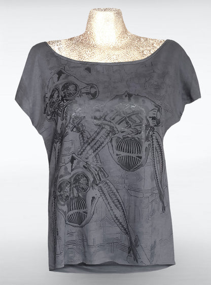 cyber-apes-shirt-girls-anthracite-cyberpunk | HybridPunkBerlin