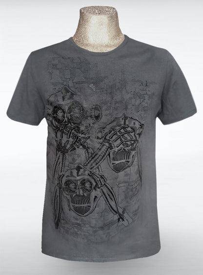 cyberapes-shirt-men-anthracite-hpb | HybridPunkBerlin