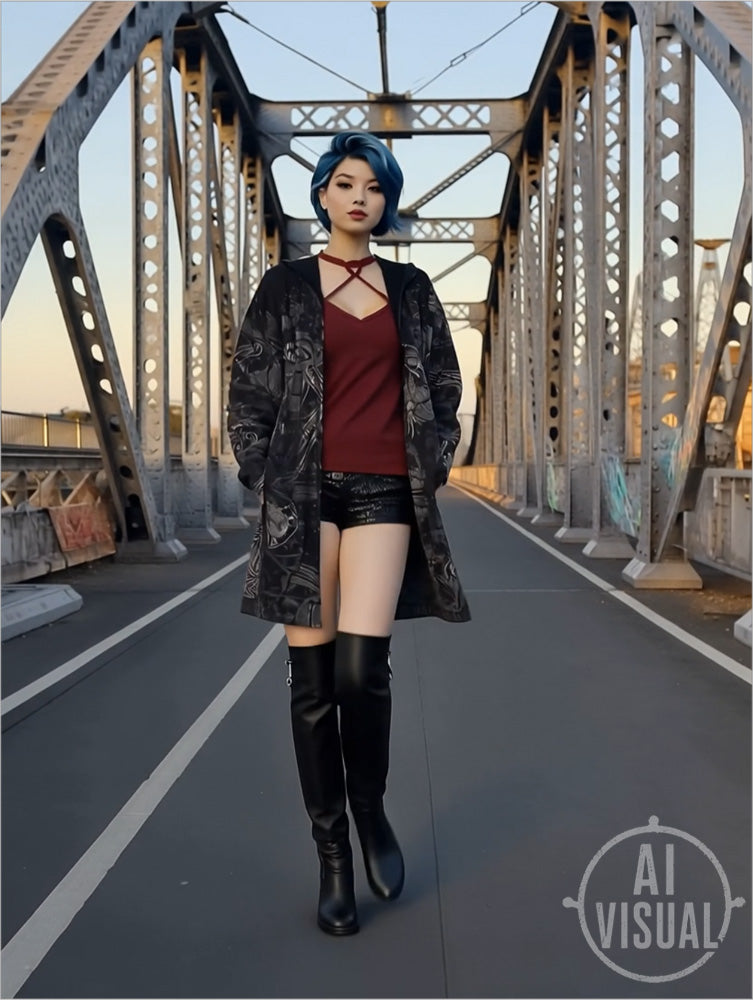 CyberApes Long Hooded Jacket 