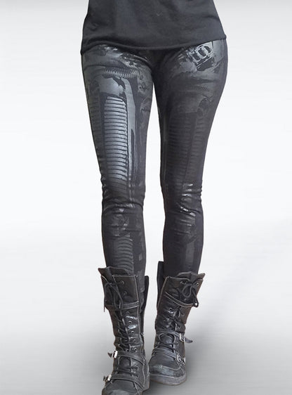 cyberrobo-leggins-black-cyberpunk-women | HybridPunkBerlin
