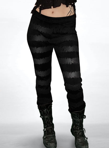distra-comfy-pants-unisex-black-on-black-print | HybridPunkBerlin