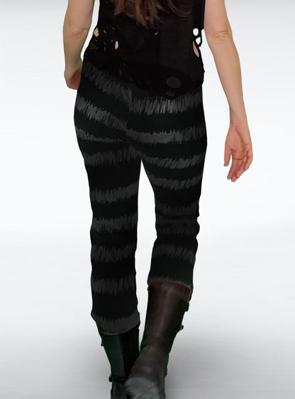 distra-pants-black-stripes-on-black-sweat-fabric | HybridPunkBerlin
