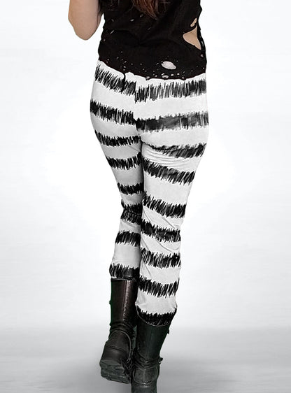distra-pants-unisex-white-stripes-black-back | HybridPunkBerlin