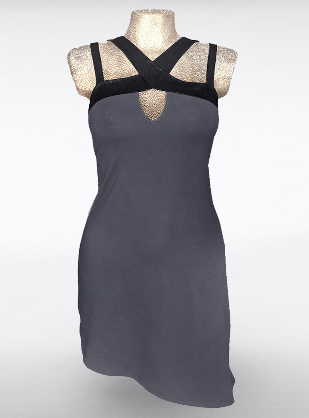 eritra-dress-grey-nocture-summer-gothic | HybridPunkBerlin