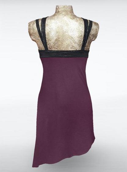 eritra-dress-purple-nocture-women-back | HybridPunkBerlin