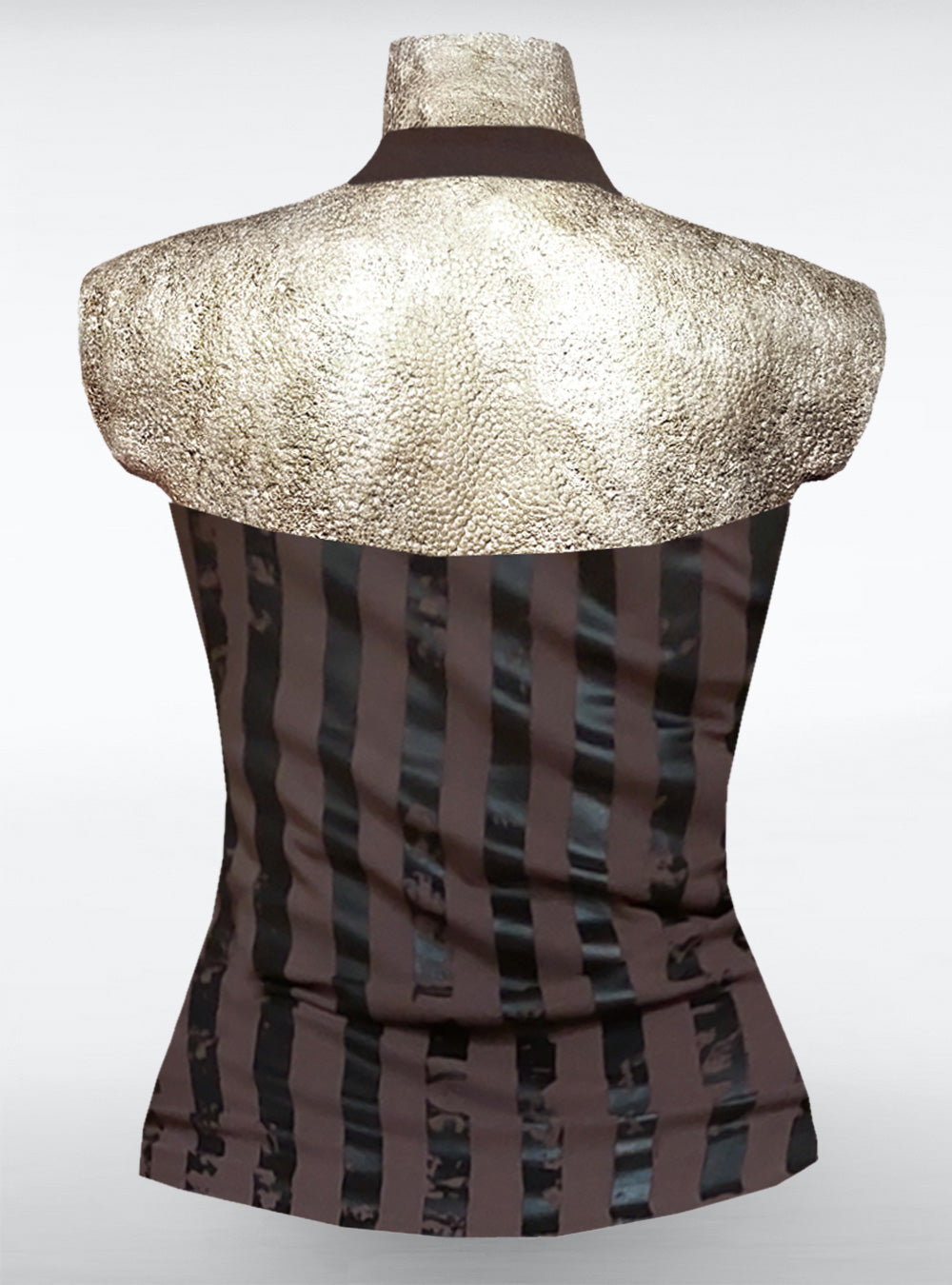 girls-steampunk-neckholder-brown-stripes | HybridPunkBerlin