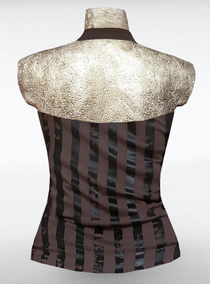 girls-steampunk-neckholder-brown-stripes | HybridPunkBerlin
