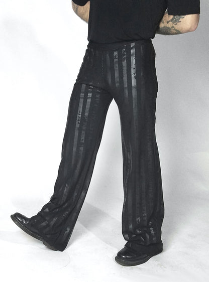 gitano-comfort-pants-men-black-stripes-gothic | HybridPunkBerlin