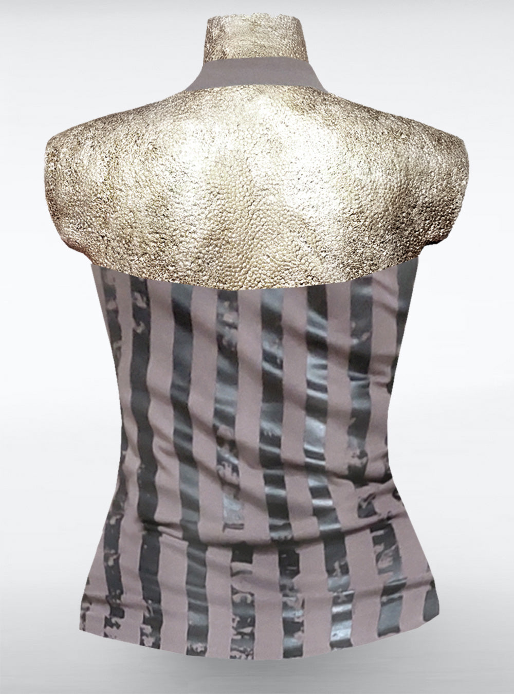 gitano-neckholder-taupe-back-stripes | HybridPunkBerlin
