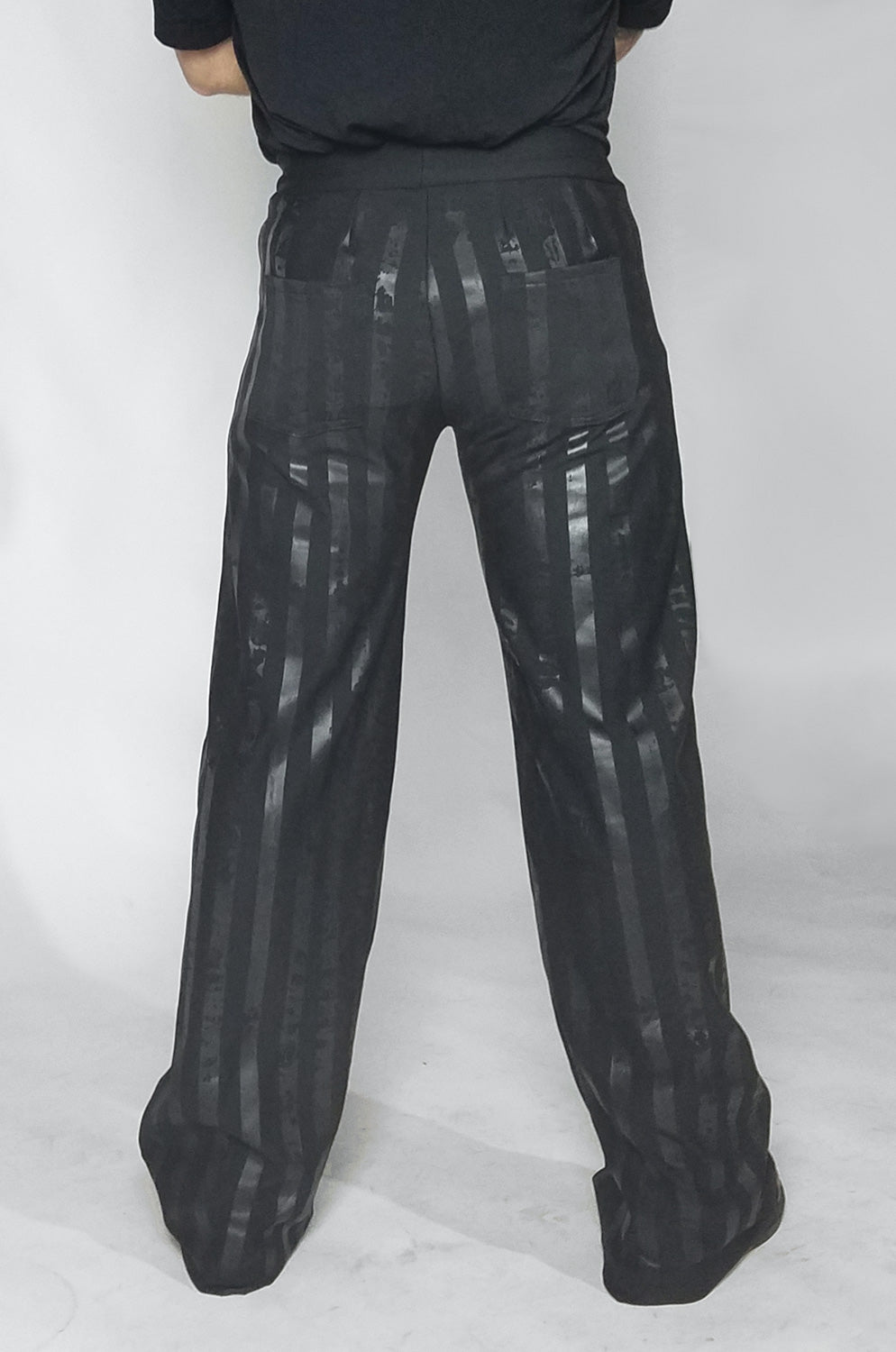 gitano-pants-wide-men-black-stripes-comfy | HybridPunkBerlin