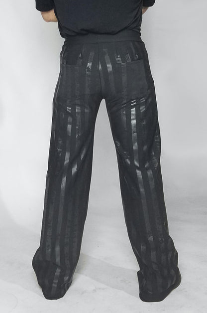 gitano-pants-wide-men-black-stripes-comfy | HybridPunkBerlin