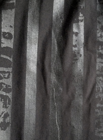 gitano-stripes-black-on-black-print-gothic | HybridPunkBerlin