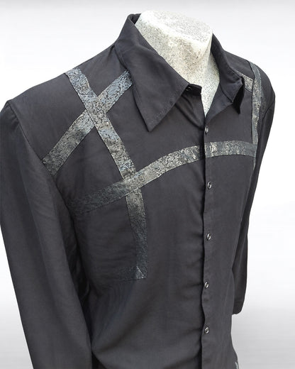 Grid Viskose Shirt