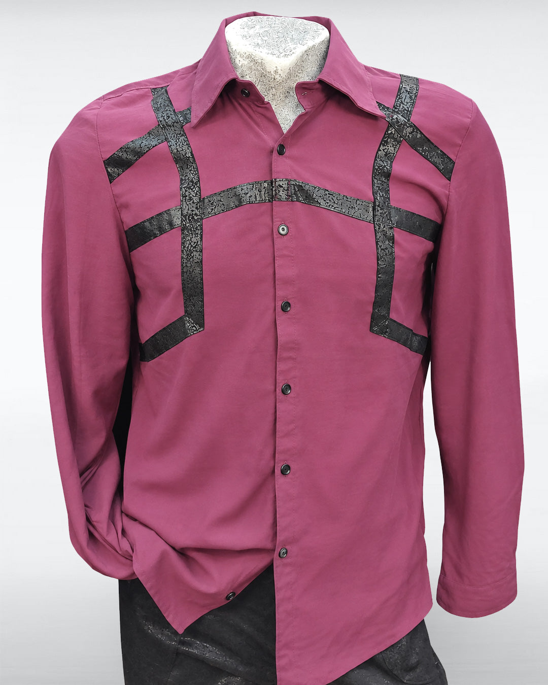 Grid Viskose Shirt