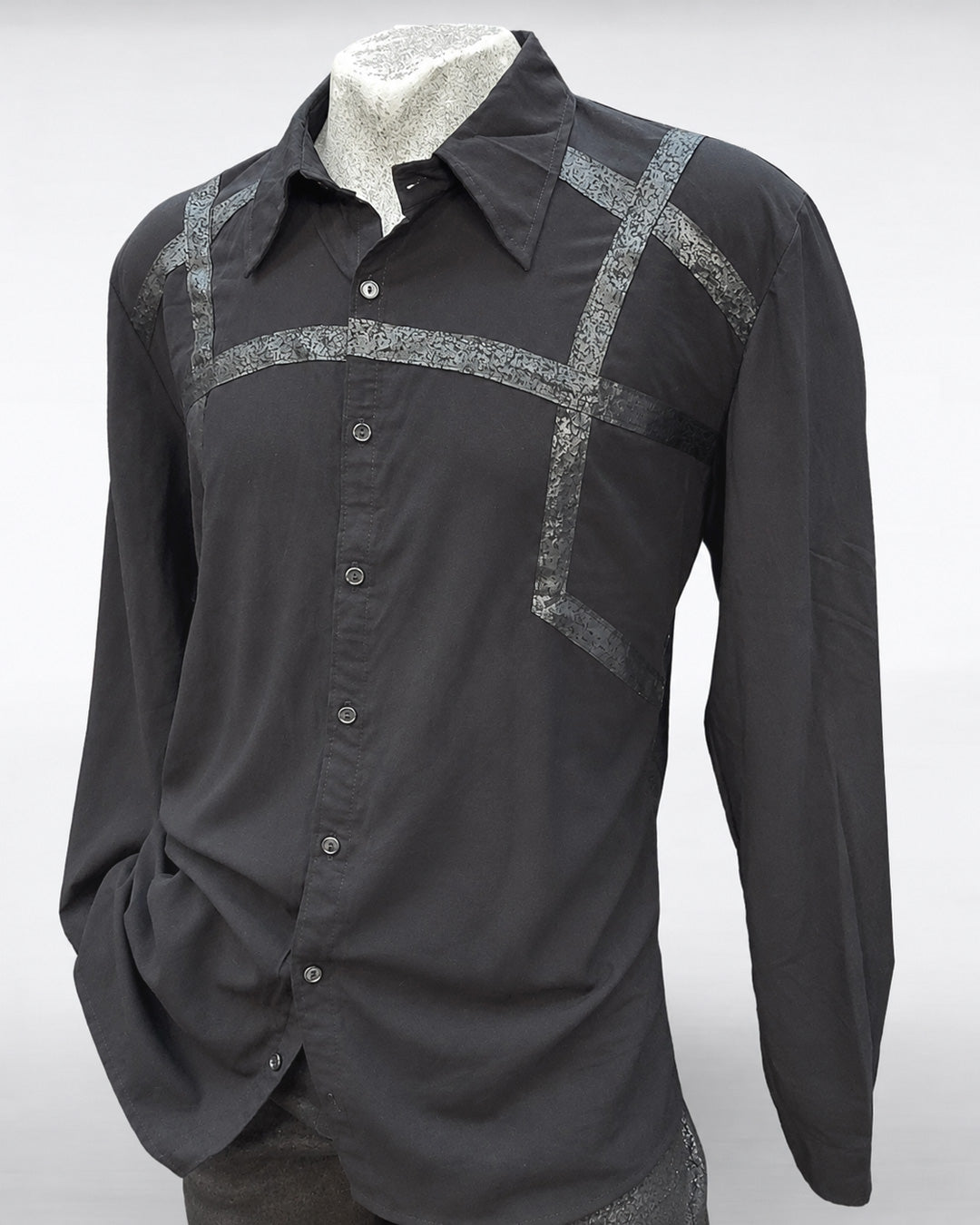 Grid Viskose Shirt