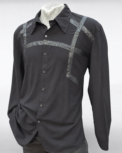 Grid Viskose Shirt