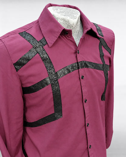 Grid Viskose Shirt