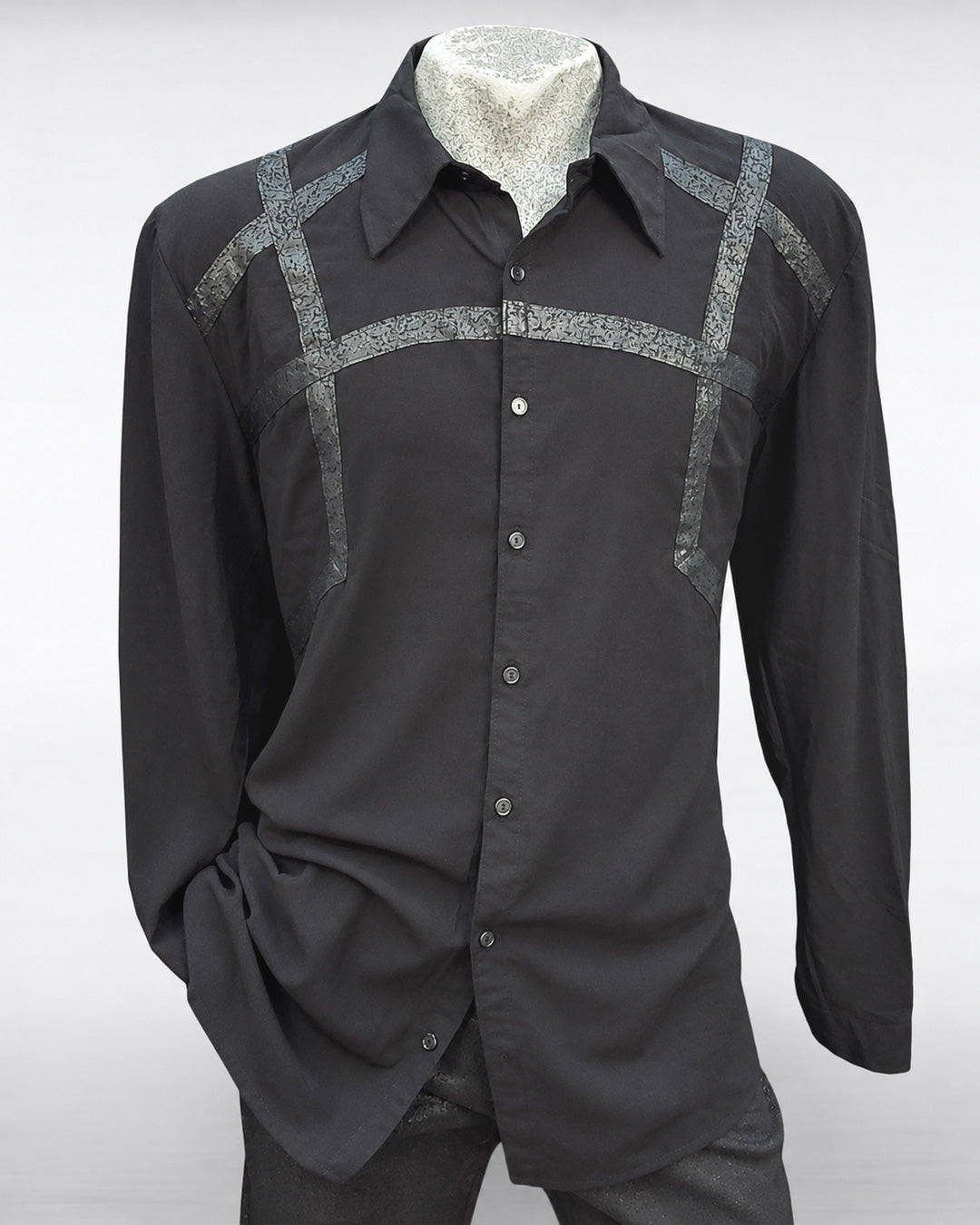 Grid Viskose Shirt