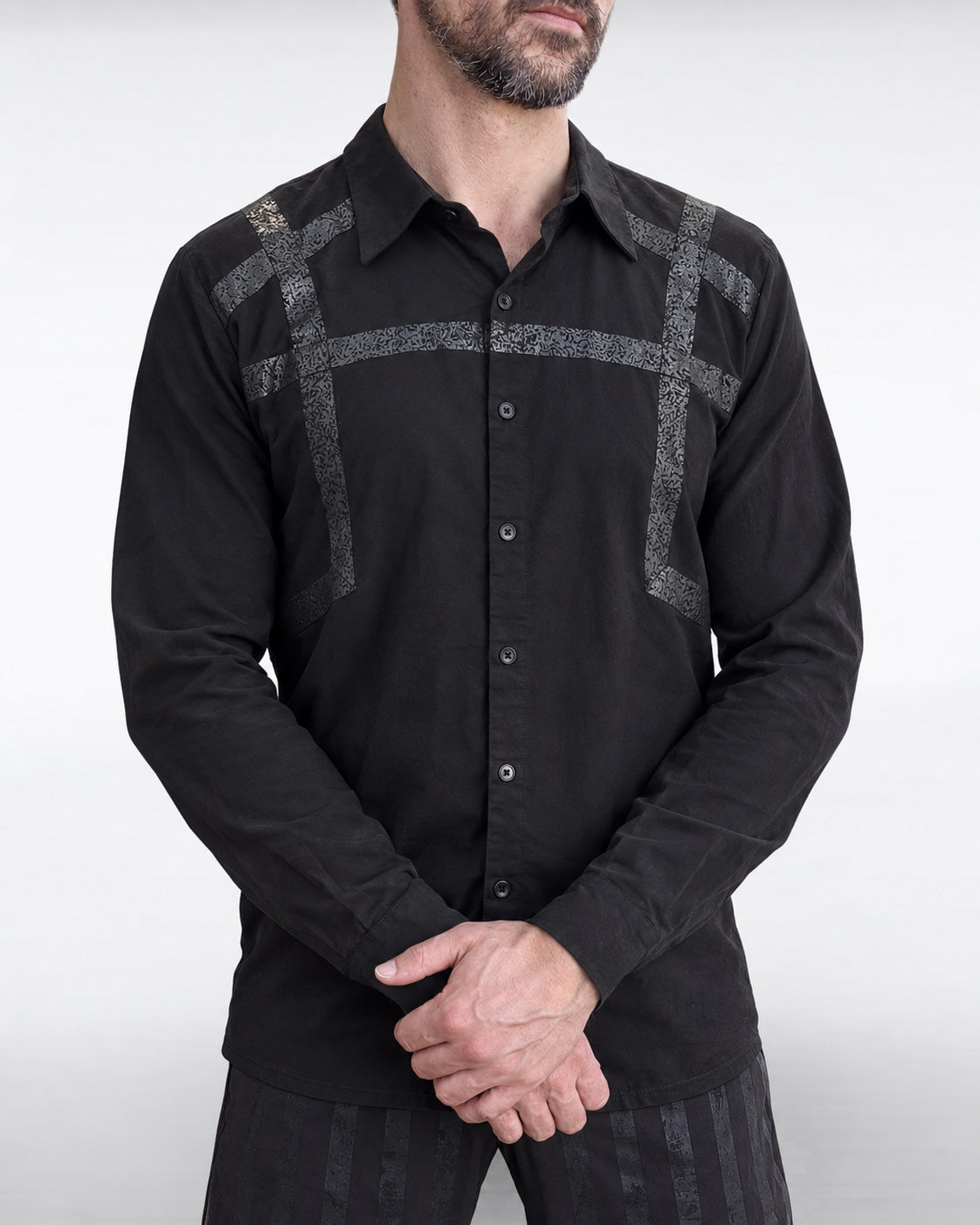 Grid Viskose Shirt