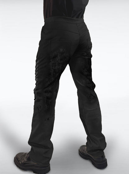 gunmetal-pants-black-men-back-side-gothic | HybridPunkBerlin