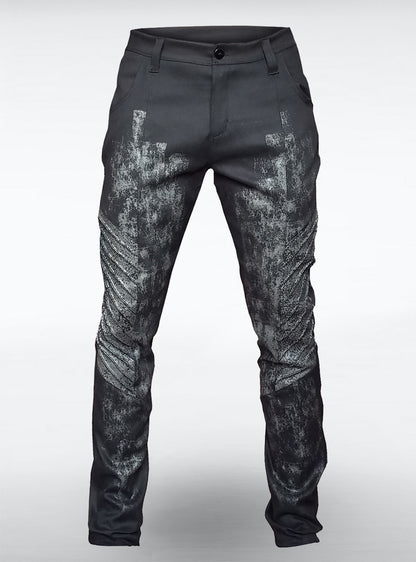gunmetal-pants-black-silver-panels-men-cyberpunk | HybridPunkBerlin