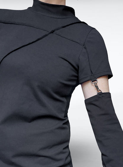 karabiner-longsleeve-women-black-close | HybridPunkBerlin