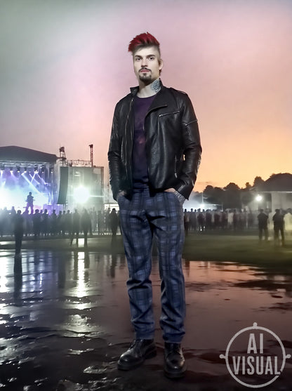 Karo Pants Men