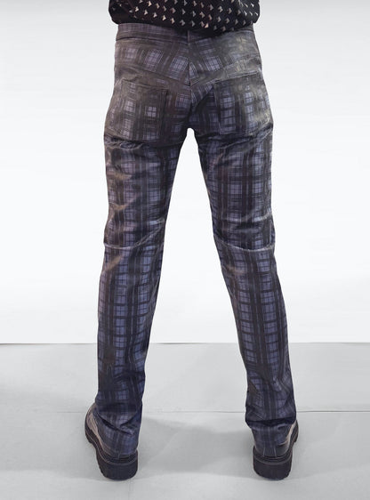 karo-tartan-pants-blue-black-straight-cut-men-back_58e4cc6e-65c6-4e07-b2da-709151980137 | HybridPunkBerlin