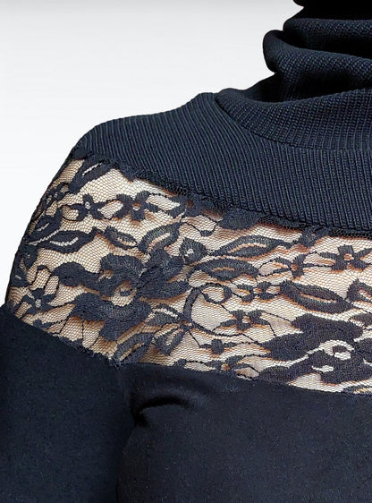 lorre-lace-knitted-longsleeve-black-women-gothic-close | HybridPunkBerlin
