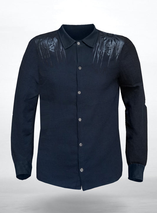 lost-b-buttoned-shirt-summer-gothic-men-viscose | HybridPunkBerlin