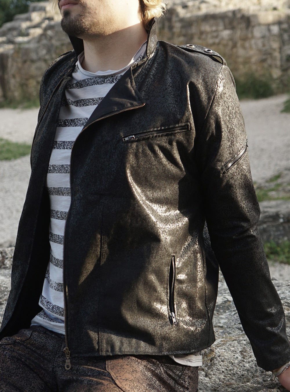 mens-biker-jacket-black-cleather | HybridPunkBerlin