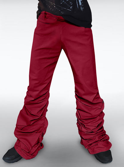 naka-pants-red-unisex-flared-wide | HybridPunkBerlin